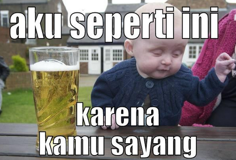 meme karena aku sayang kamu © 2016 brilio.net