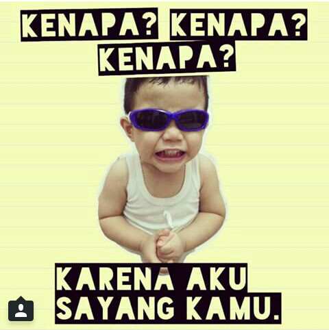 meme karena aku sayang kamu © 2016 brilio.net