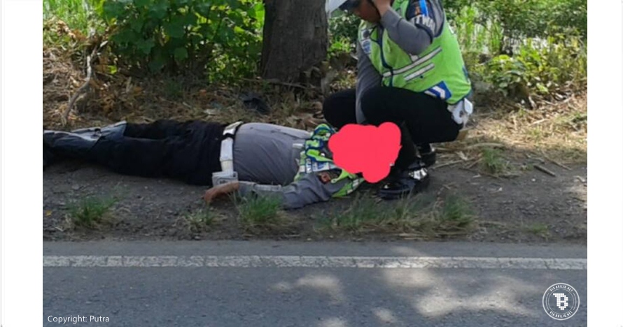 Polantas cirebon ditabrak © 2016 Putra Ndull