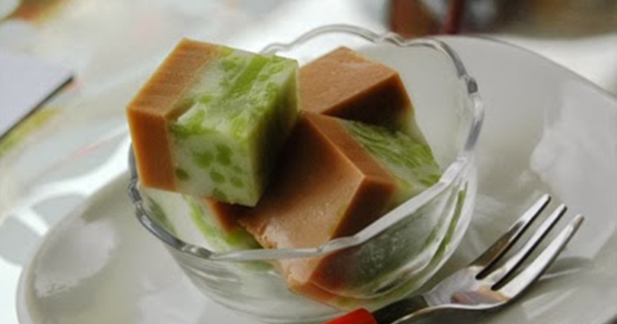 Cendol juga bisa dibuat puding yang enak lho! Ini resepnya
