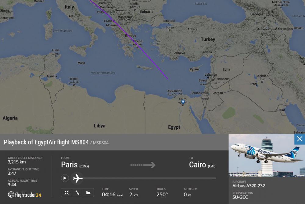 Hilangnya EgyptAir ada kaitannya dengan ISIS?