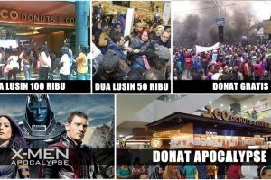 7 Meme ini sindir antrean panjang pemburu diskon 2 lusin donat, miris!
