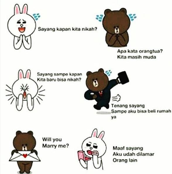 obrolan ala orang pacaran kocak 1-13 © 2016 brilio.net