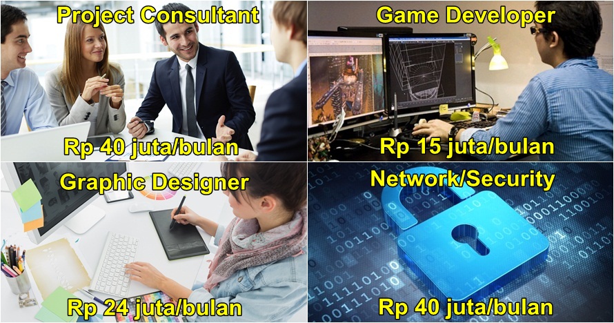 17 Profesi bidang TI di Indonesia gajinya sampai Rp 50 juta, tertarik?