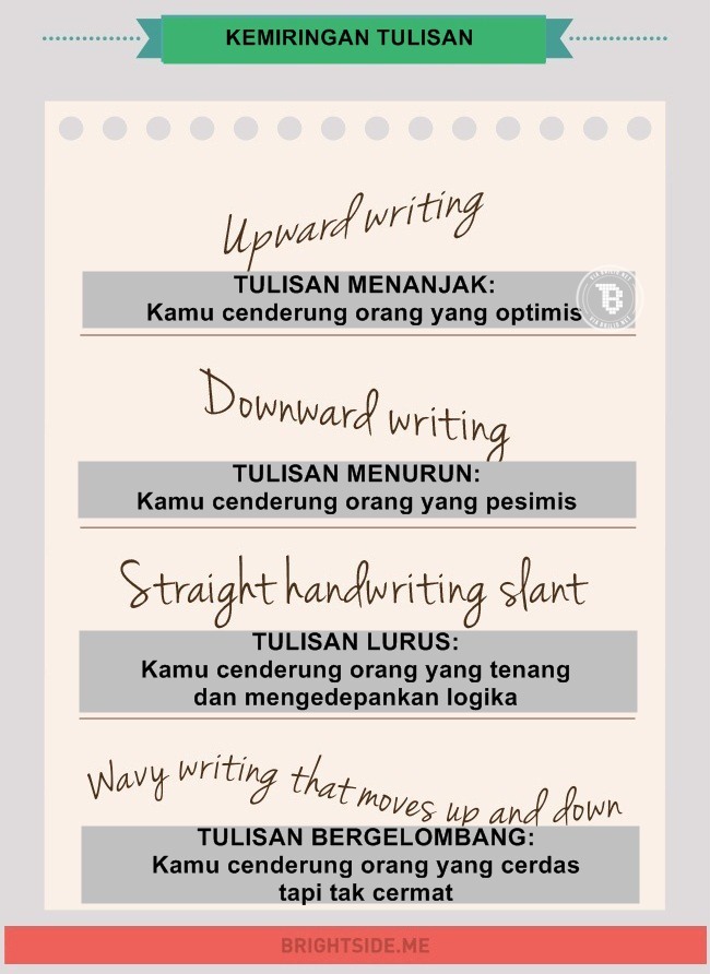4 Karakter tulisan tangan bisa tunjukkan kepribadianmu lho!