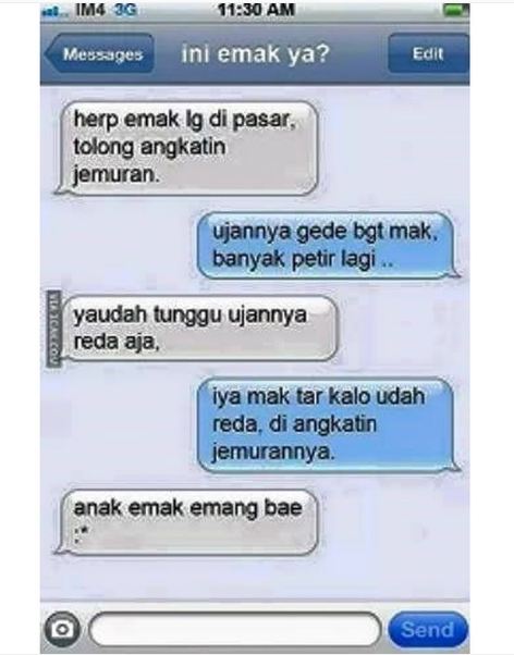 obrolan lucu emak dan anak 1-11 © 2016 brilio.net