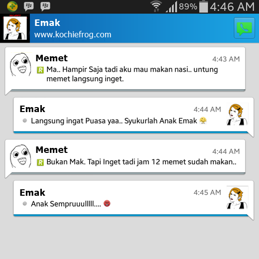 obrolan lucu emak dan anak 1-11 © 2016 brilio.net