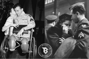 16 Foto mengharukan buktikan masih ada cinta di balik Perang Dunia II