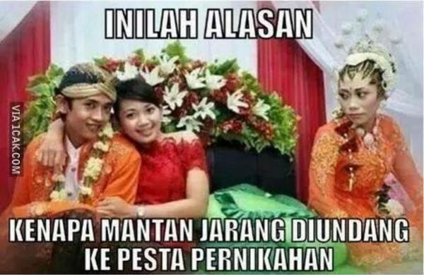 hadir pernikahan mantan © 2016 brilio.net