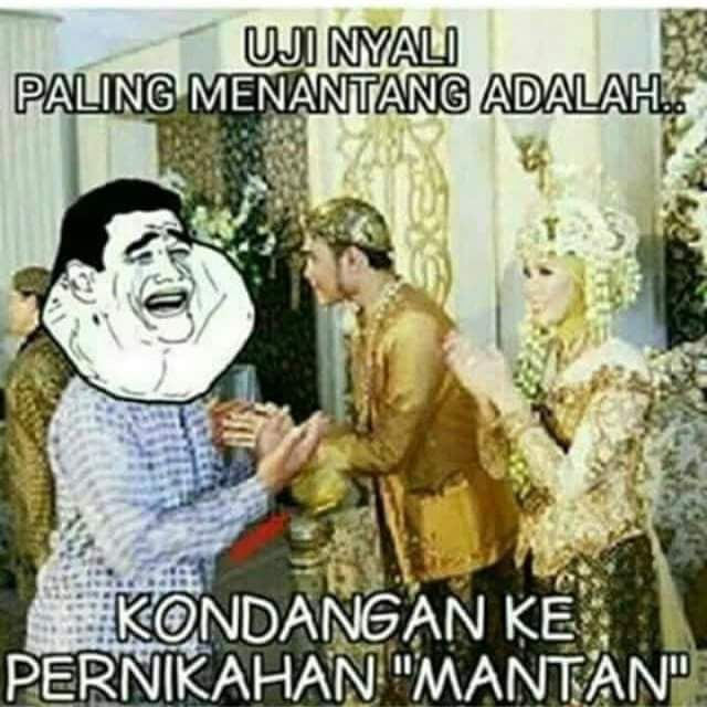 hadir pernikahan mantan © 2016 brilio.net