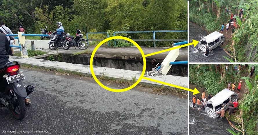 Kerap terjadi kecelakaan di jembatan, karena sosok nenek & anak kecil?