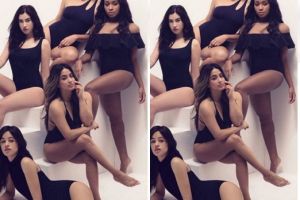 Ada keanehan di foto kumpulan model seksi ini, kamu lihat nggak?