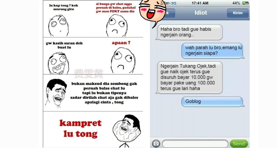 17 Obrolan lucu dua orang sahabat yang siap buat kamu ngakak