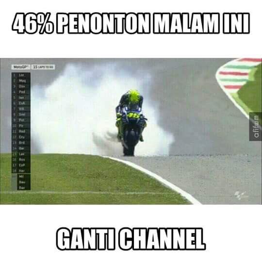 10 Meme gagalnya Rossi di MotoGP Italia ini dijamin bikin ngakak