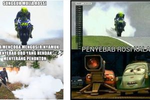10 Meme gagalnya Rossi di MotoGP Italia ini dijamin bikin ngakak