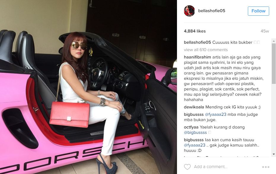  hujatan Bella Shofie  © 2016 brilio.net