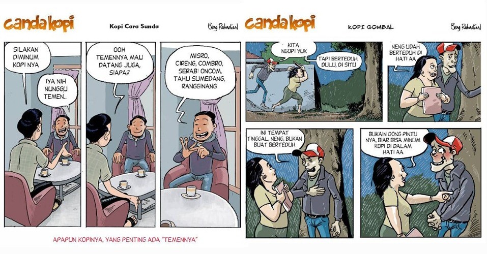 10 Komik strip lucu tentang kopi, pecinta kopi wajib baca! 