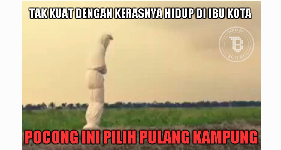 11 Meme pocong dan kuntilanak bukannya bikin takut malah ngakak! 
