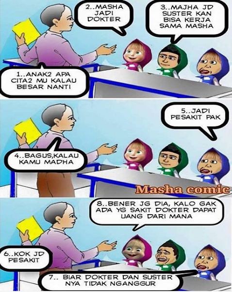 komik strip kocak Masha 1-16 © 2016 brilio.net komik strip kocak Masha 1-16 © 2016 brilio.net