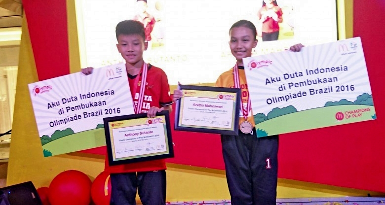 Dua anak Indonesia bakal hadiri pembukaan Olimpiade 2016, keren!