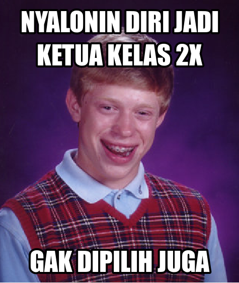 Meme ketua kelas © 2016 brilio.net