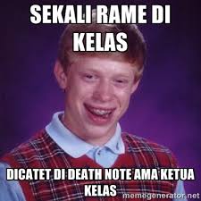 Meme ketua kelas © 2016 brilio.net