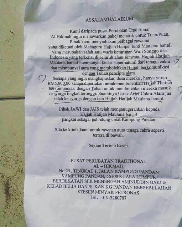 Dukun Malaysia ini mengaku bisa masukkan orang ke surga
