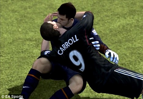 foto saat pemain sepak bola nggak sengaja berciuman © 2016 brilio.net