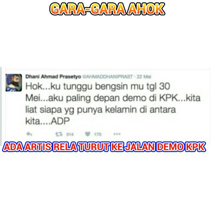 meme gara-gara ahok © 2016 brilio.net