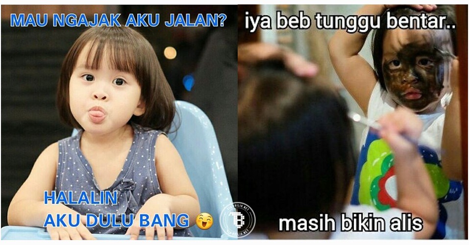21 Meme Kala Madali, anak Zaskia Mecca yang bakal mengocok perutmu