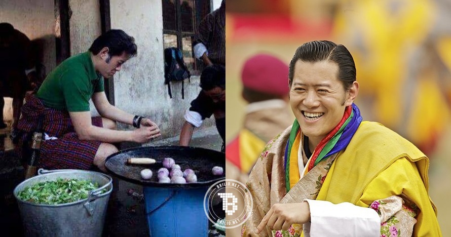 5 Kesederhanaan Raja Bhutan, tak segan mengupas bawang sendiri!