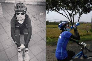 14 Foto Haruka JKT48 gowes Jakarta - Surabaya, keren banget! 