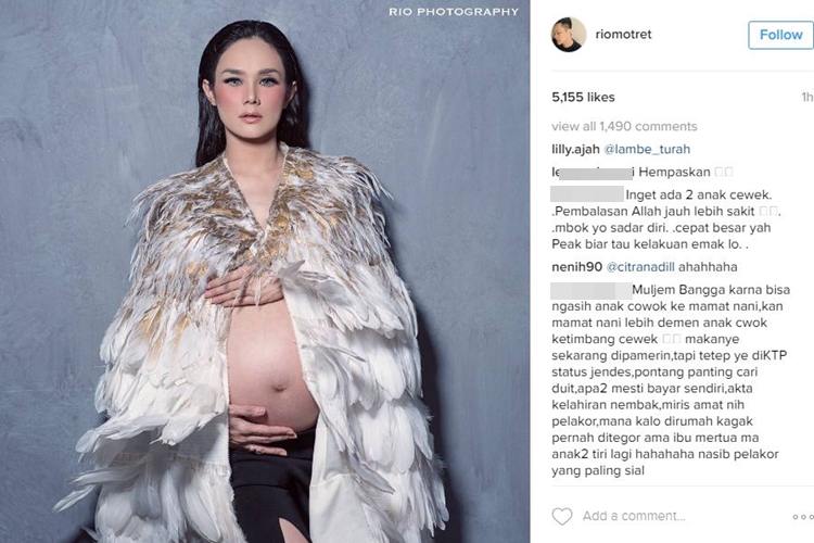 Foto Mulan Jameela hamil besar ini tuai hujatan, duh kenapa ya?