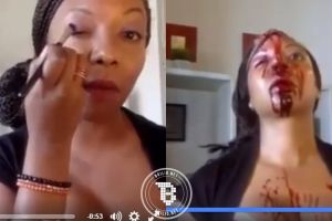 Serem, wanita ini kesurupan saat sedang merekam tutorial makeup! 