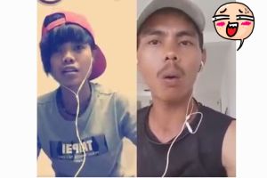 2 Pria karaoke via Smule pakai logat Ngapak ini kocak abis