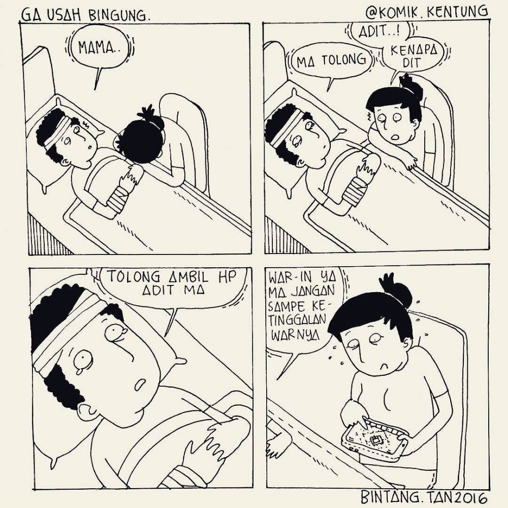 komik kentung © 2016 brilio.net