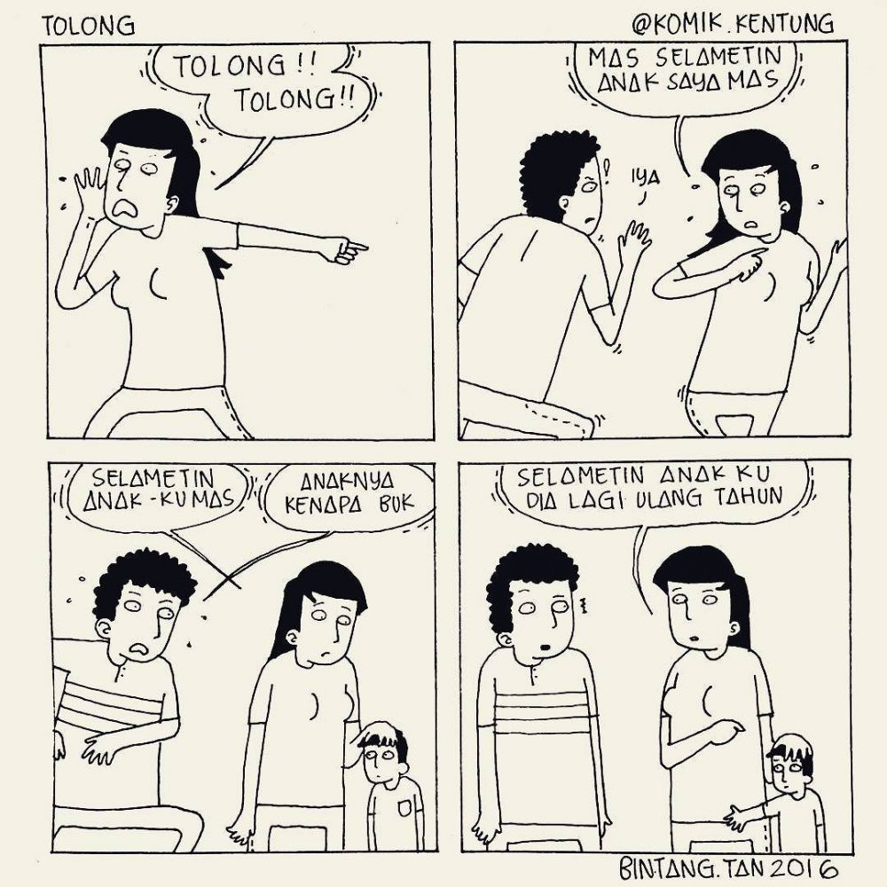 komik kentung © 2016 brilio.net