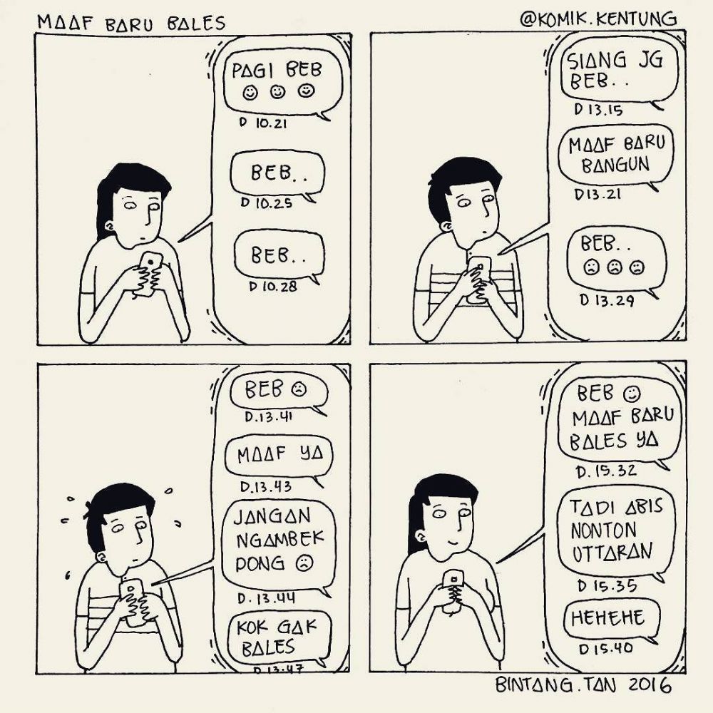 komik kentung © 2016 brilio.net