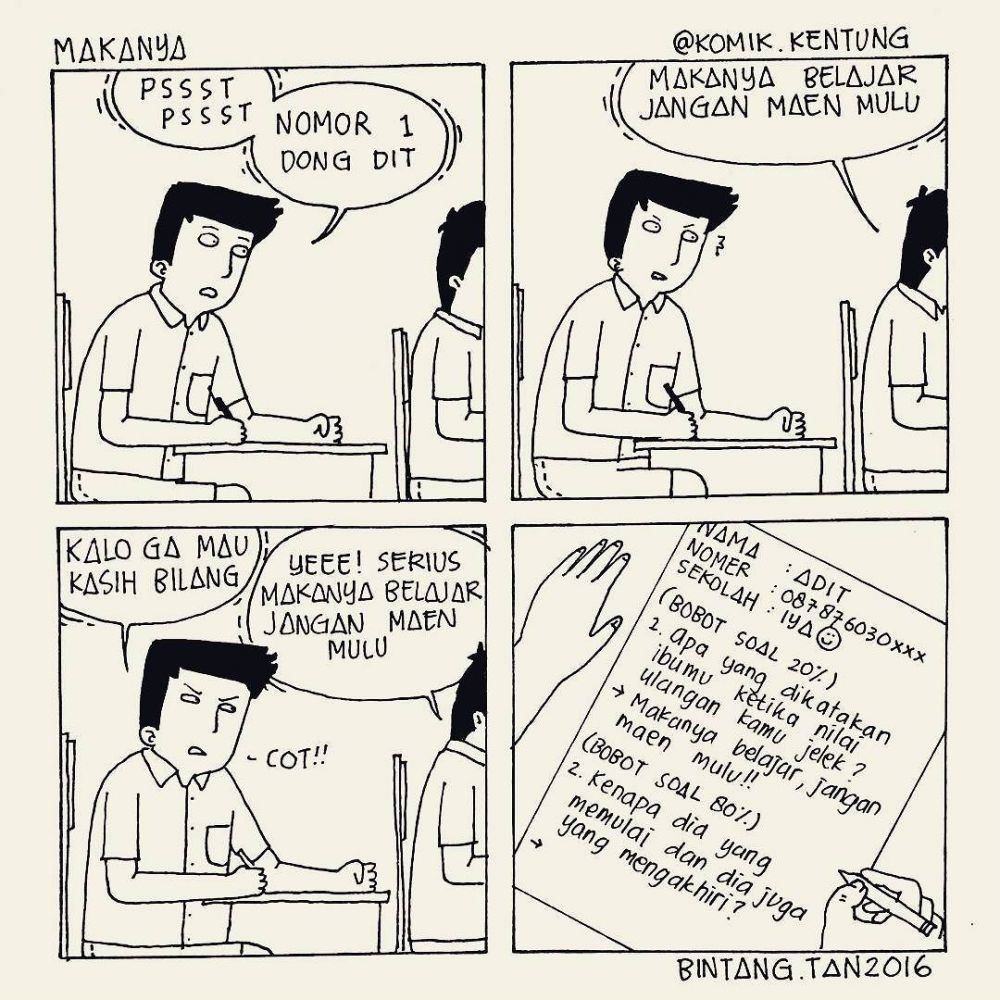 komik kentung © 2016 brilio.net