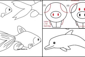 15 Cara mudah menggambar hewan ini bikin gemar melukis