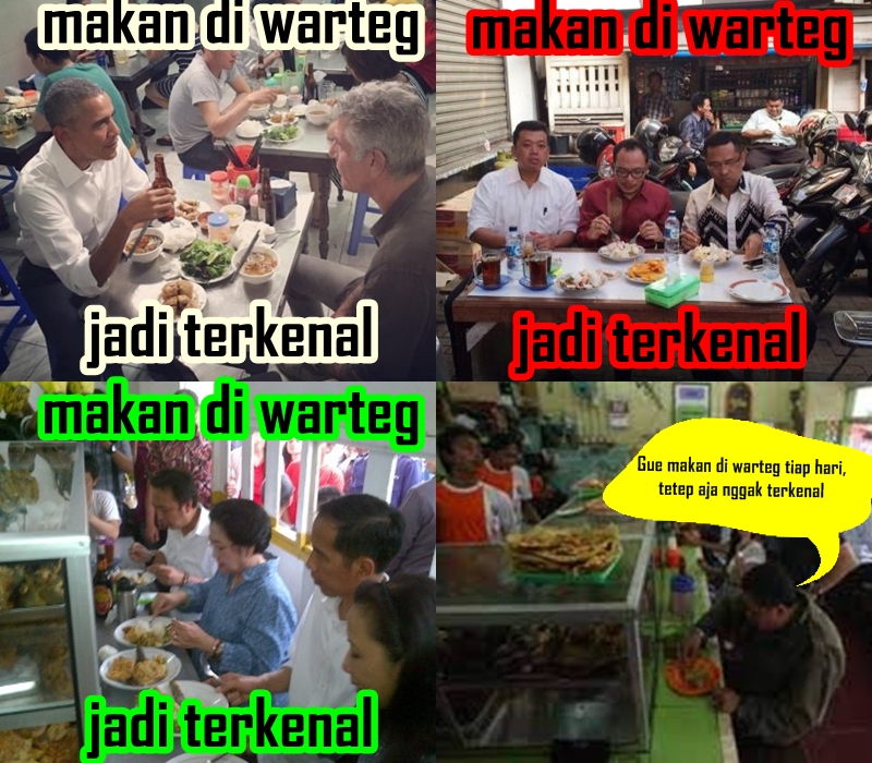 meme warteg obama  © 2016 brilio.net