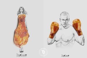 20 Padu padan karya seni dan makanan ini bikin melongo, kreatif abis! 