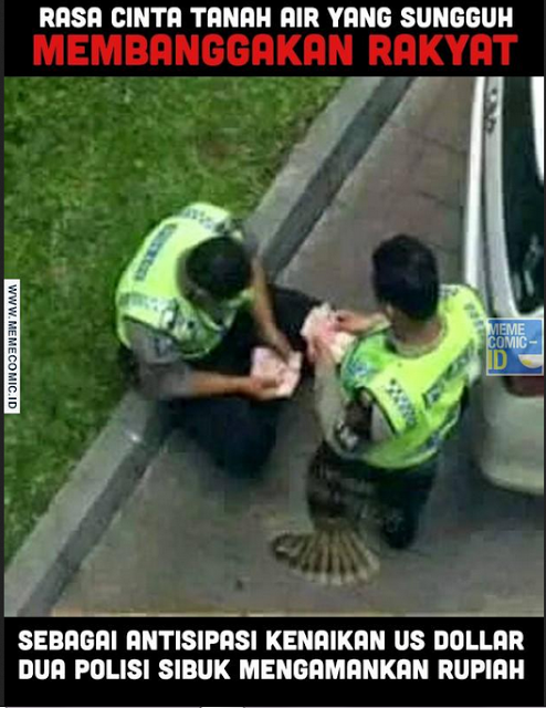 meme positif thinking kepada Polisi © 2016 brilio.net