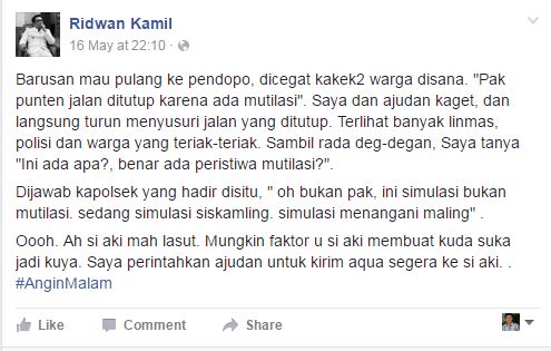 20 status Ridwan Kamil © 2016 brilio.net 20 status Ridwan Kamil © 2016 brilio.net