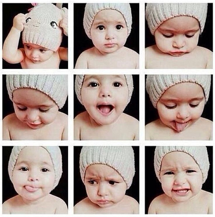 Bayi - Bayi juga piawai di depan kamera lho, 15 foto dengan berbagai ekspresi ini buktinya. © 2016 brilio.net