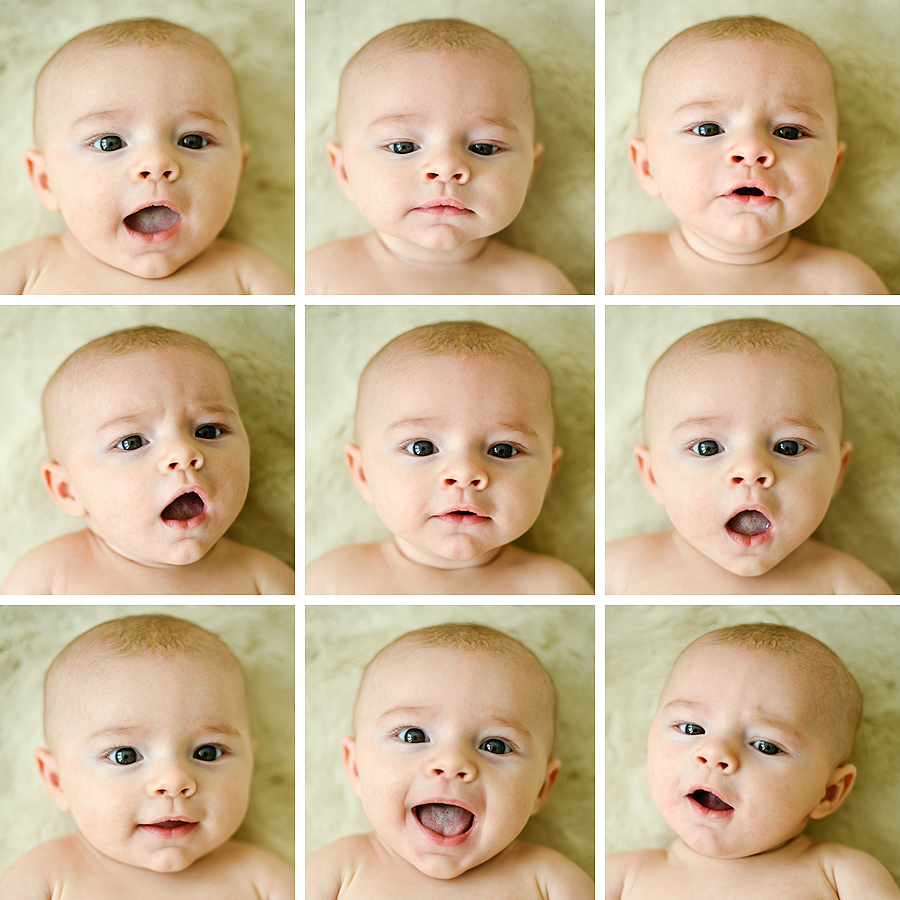 Bayi - Bayi juga piawai di depan kamera lho, 15 foto dengan berbagai ekspresi ini buktinya. © 2016 brilio.net