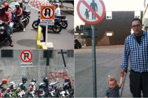 20 Aksi orang-orang melanggar tanda peringatan ini bikin ngelus dada! 