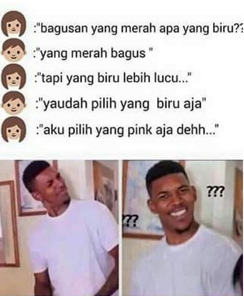 meme tingkah konyol cewek 1-10 © 2016 brilio.net