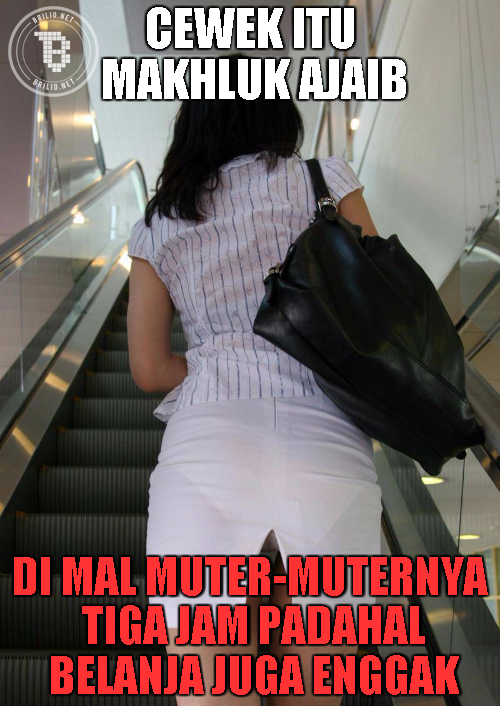 meme tingkah konyol cewek 1-10 © 2016 brilio.net