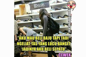 10 Meme kocak tingkah laku cewek ini bikin ngakak guling-guling!